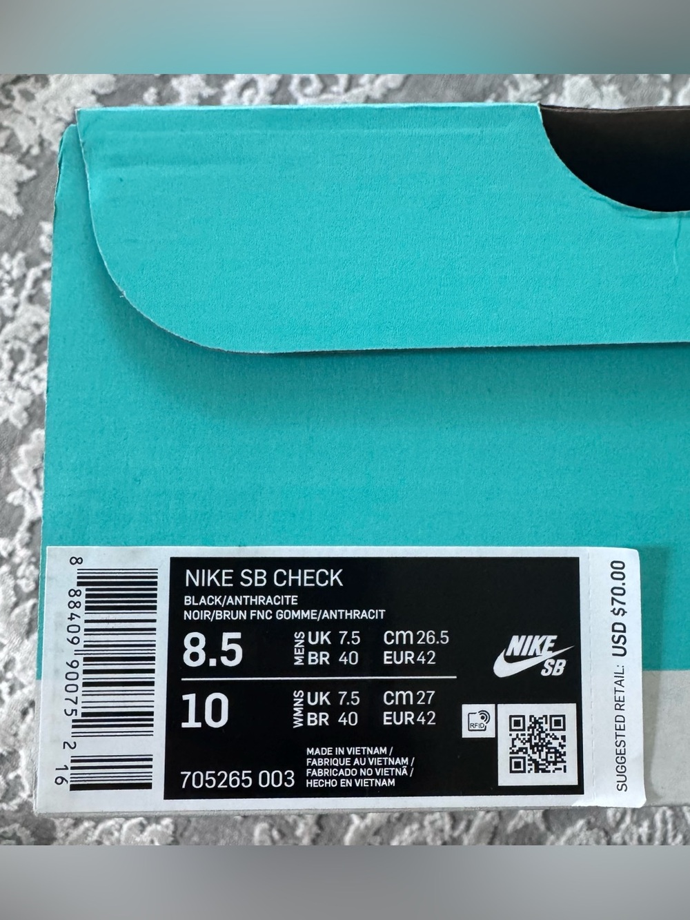 Nike SB Check Black Gum - Picture 6 of 6